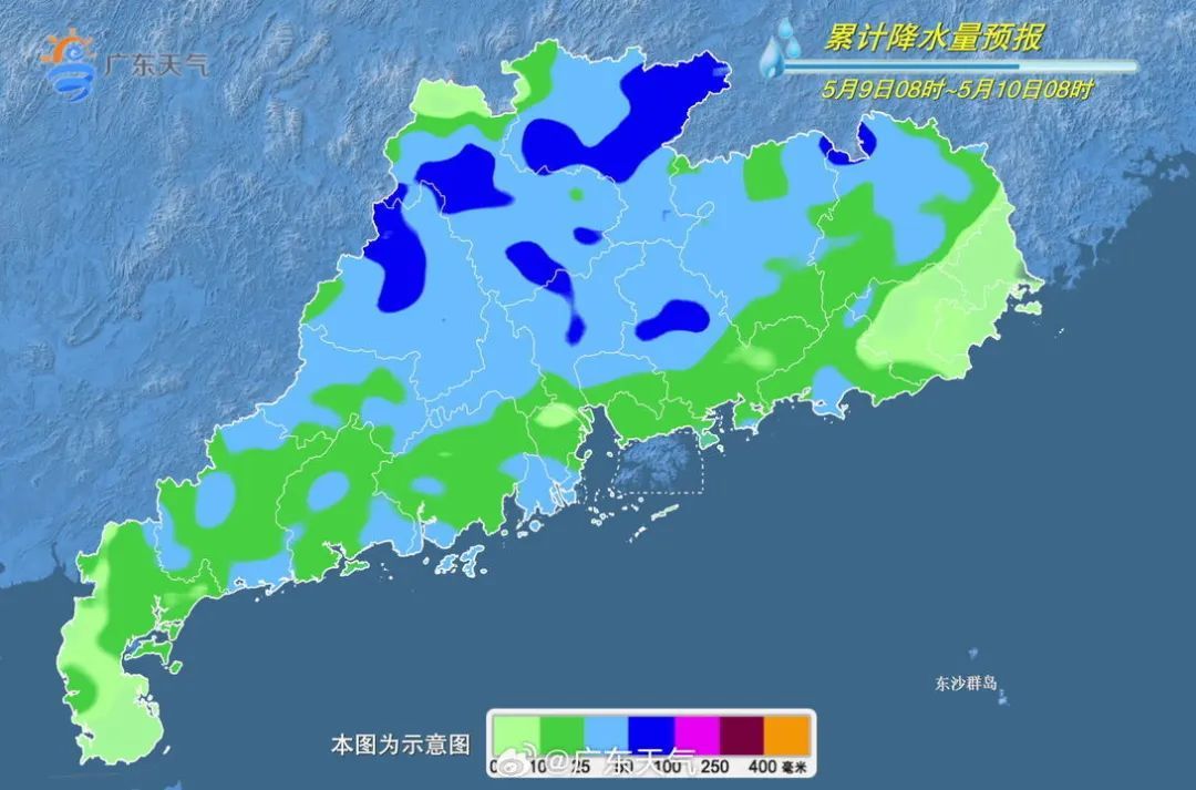 广东多个暴雨预警生效，周末还将迎强降雨