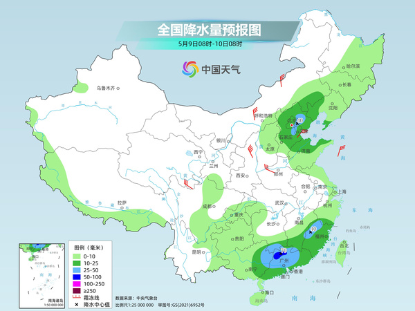 全国降水增多增强 北方多地风沙降温来袭