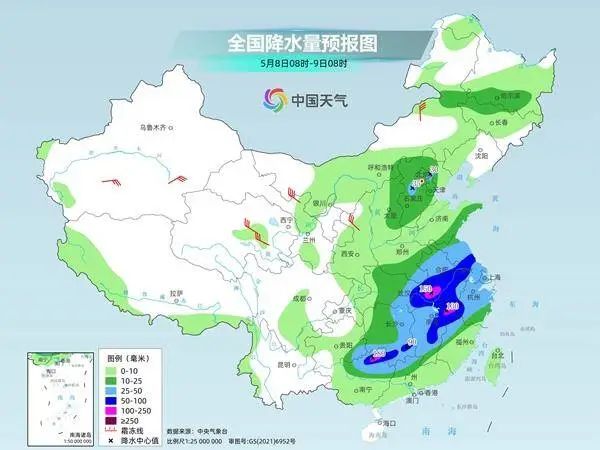 广西发布暴雨蓝色预警！有雷暴大风+冰雹！