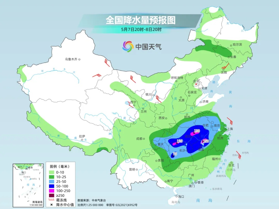 多地10级以上雷暴大风预警，上海发布大风黄色预警！此轮降雨最强时段即将来袭