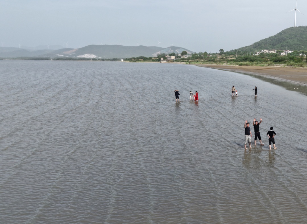 悄然走红！合肥有处天然沙滩！