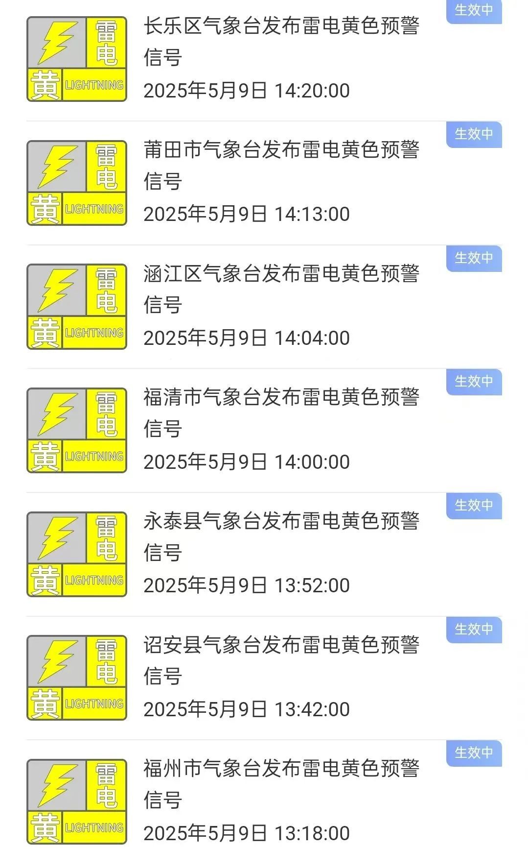 暴雨、雷电、强对流！已抵达福建！