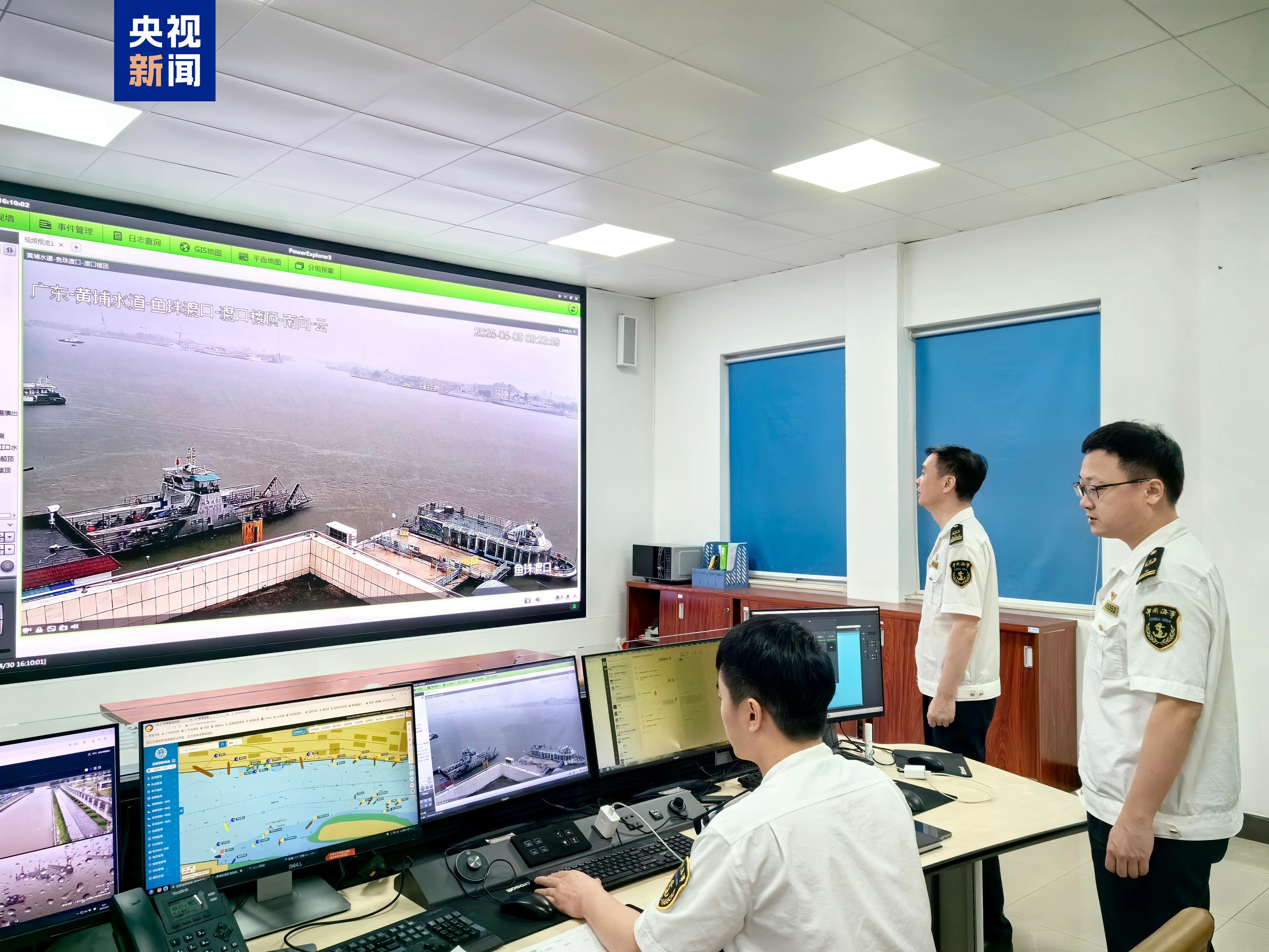 受强对流天气影响 广东24个渡口停航