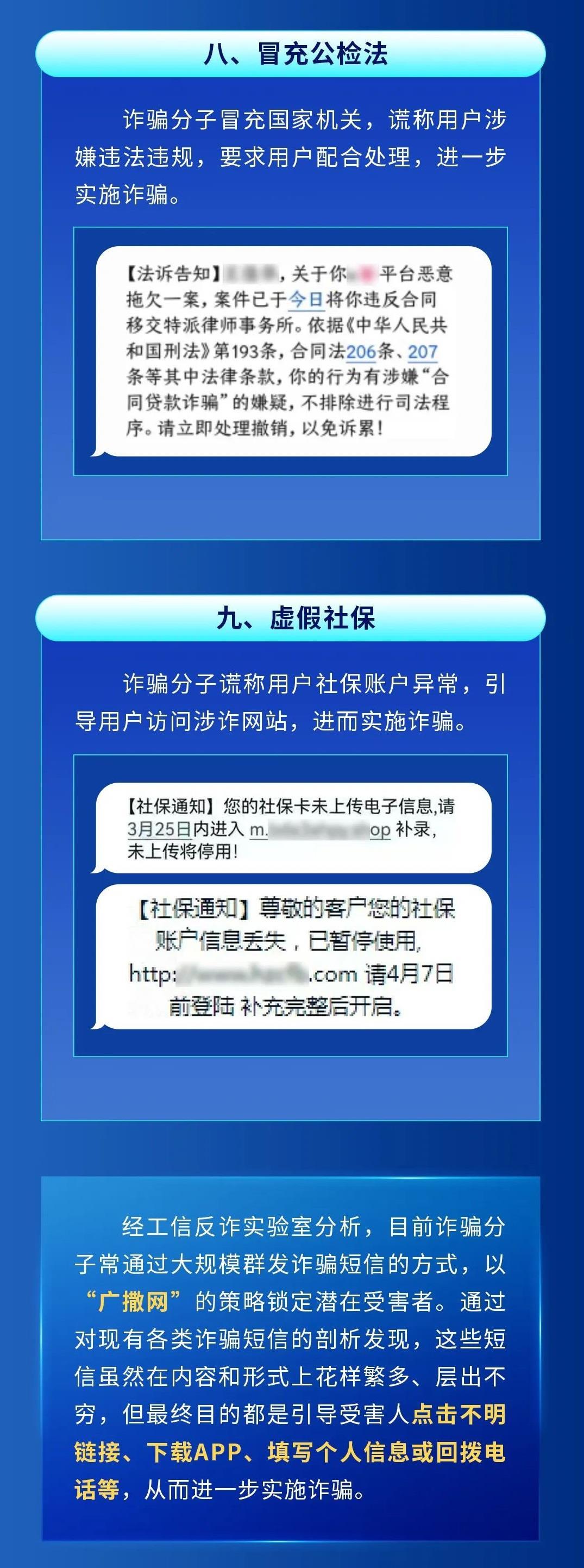这些诈骗短信,你能识破几个? 这些诈骗短信,你能识破几个?