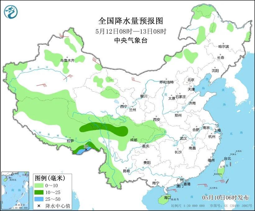 西南、华南部分地区仍有较强降水！黄海北部湾等海域有大风