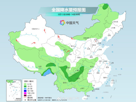 周末中东部大部降雨减少减弱 华南仍有较强降雨 周末中东部大部降雨减少减弱 华南仍有较强降雨