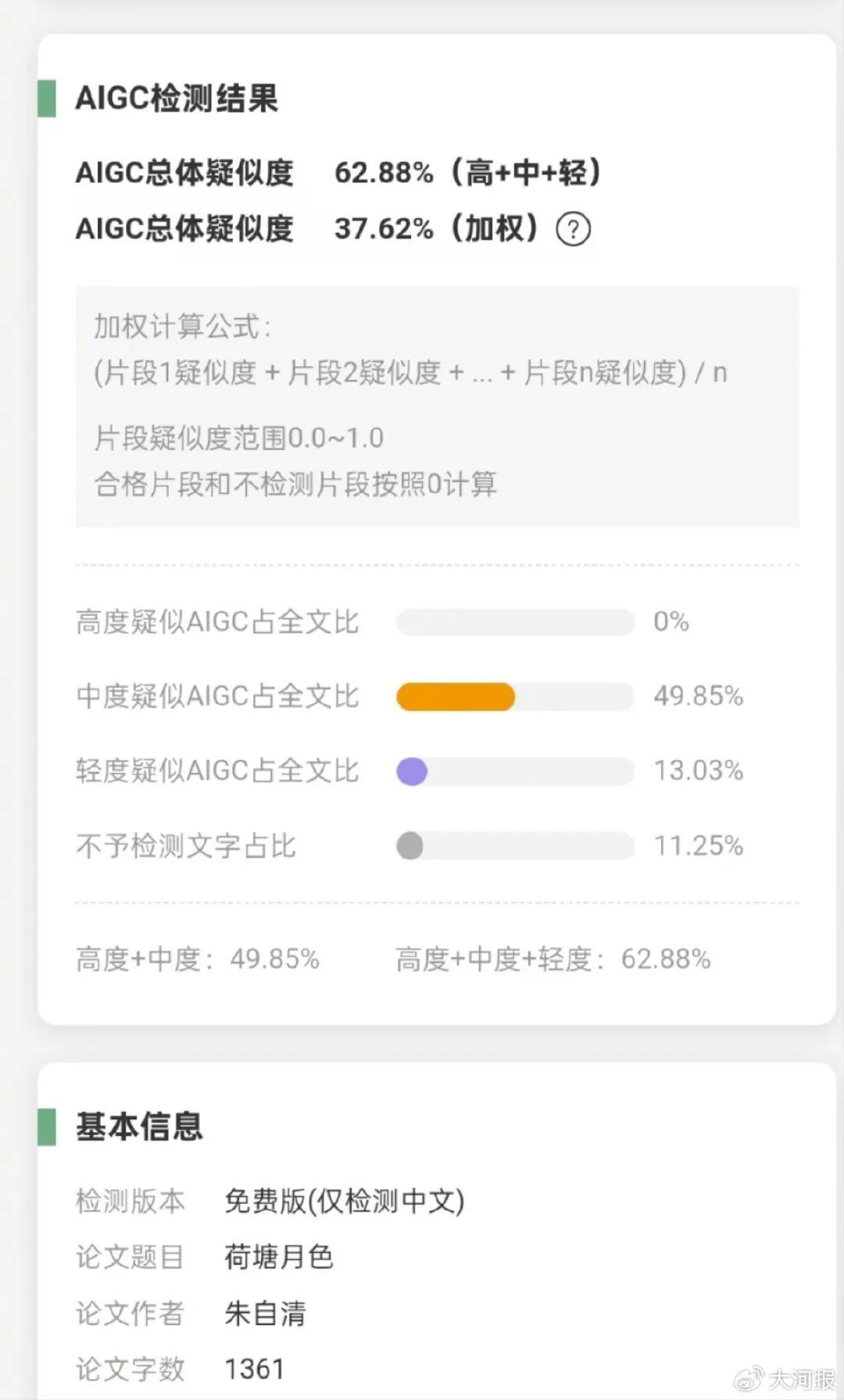 《荷塘月色》《滕王阁序》都是AI写的？