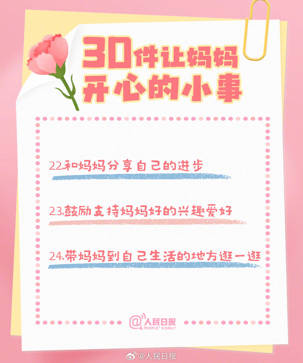 每一天都要爱妈妈!30件让妈妈嘴角上扬的暖心事 每一天都要爱妈妈!30件让妈妈嘴角上扬的暖心事