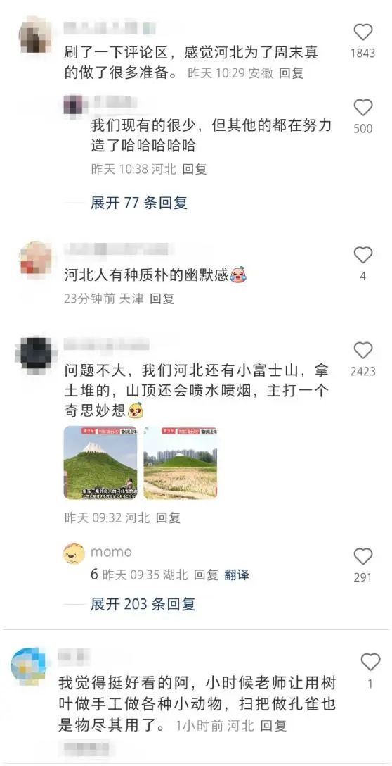 河北博物院前孔雀花坛头顶六把染色扫帚？景观公司最新回应