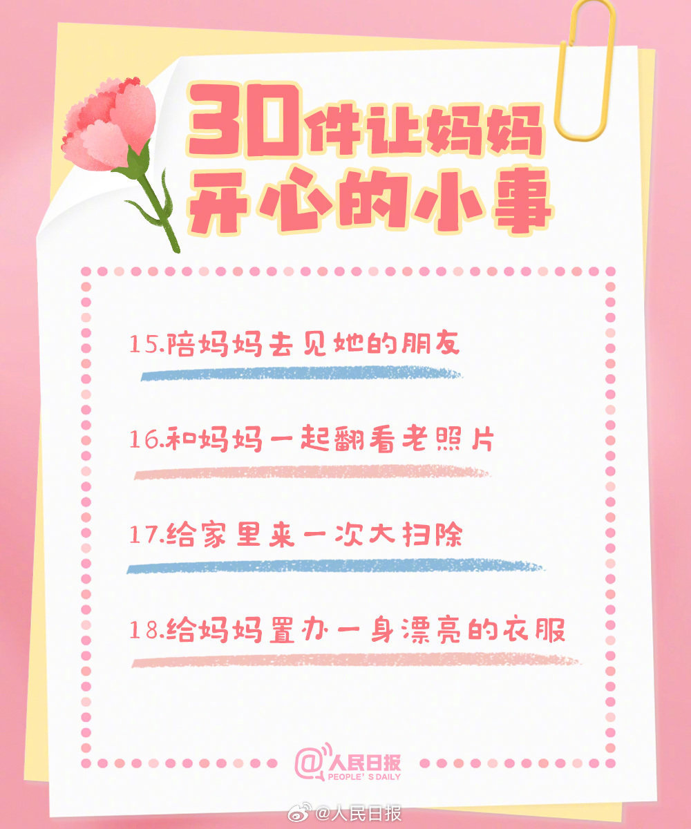 每一天都要爱妈妈!30件让妈妈嘴角上扬的暖心事 每一天都要爱妈妈!30件让妈妈嘴角上扬的暖心事