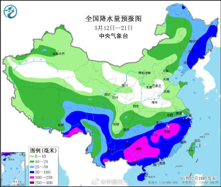 两轮降雨即将覆盖南方一整周