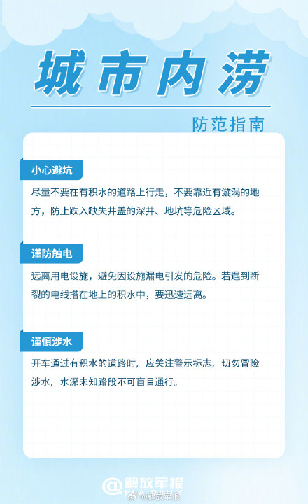 转存!这份避险自救安全指南事关个人 转存!这份避险自救安全指南事关个人