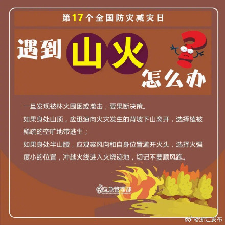 第17个全国防灾减灾日！8大灾害避险自救指南赶紧收藏