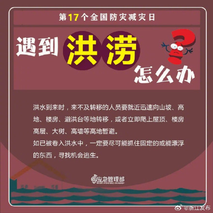 第17个全国防灾减灾日！8大灾害避险自救指南赶紧收藏