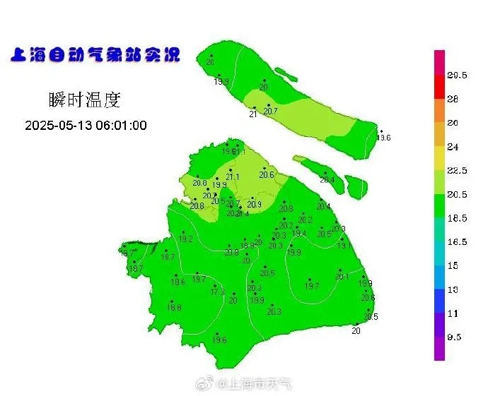 上海昨天大概率入夏，比往年提早一周左右