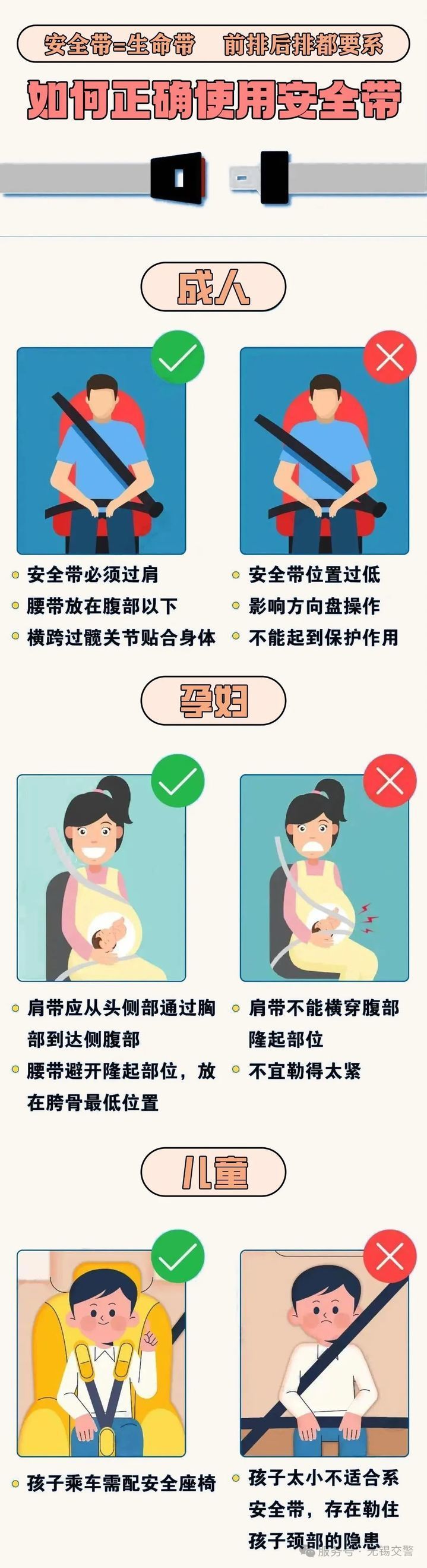 警方解答!后排安全带需不需要系? 警方解答!后排安全带需不需要系?