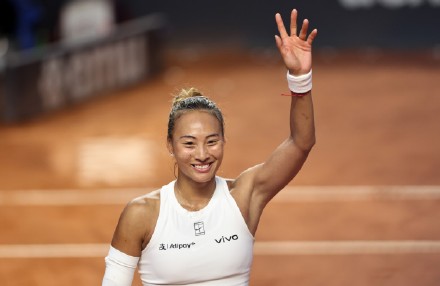 郑钦文连续三年打进WTA1000罗马站八强 郑钦文连续三年打进WTA1000罗马站八强