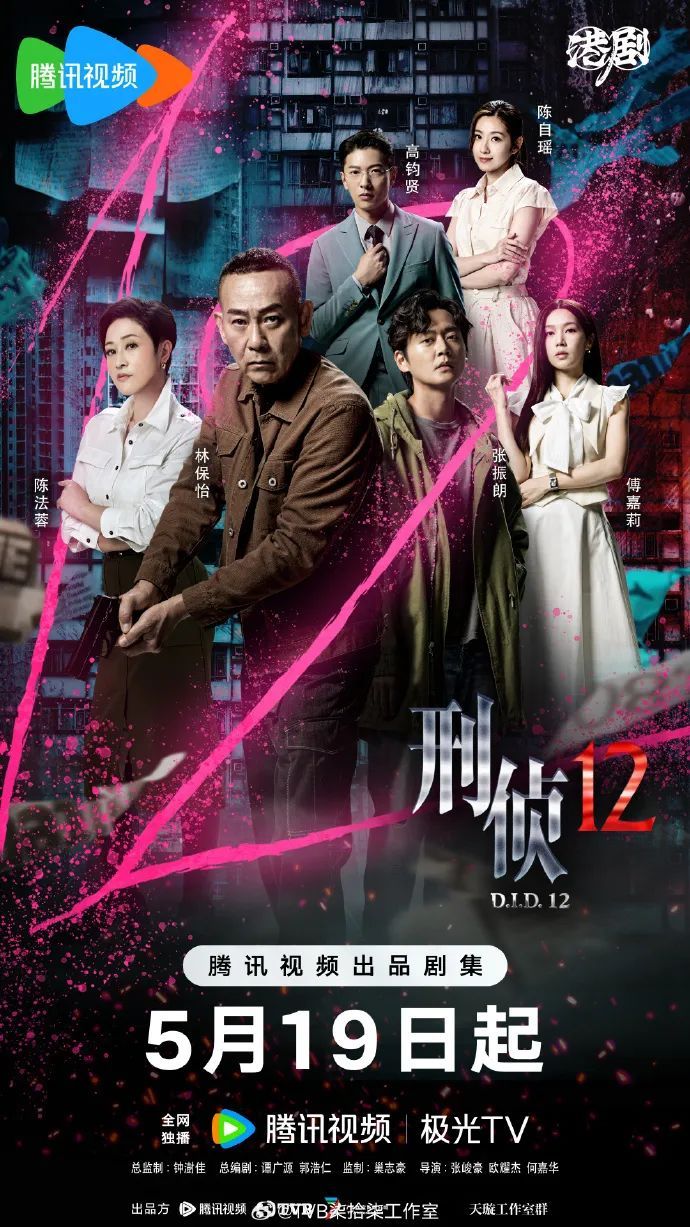 60岁林保怡时隔14年重返TVB，新剧《刑侦12》官宣定档