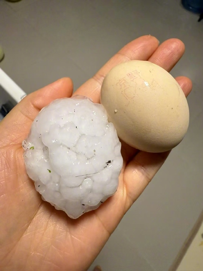 北京多地冰雹,有的像鸡蛋那么大!网友:车被砸坏了能赔吗? 北京多地冰雹,有的像鸡蛋那么大!网友:车被砸坏了能赔吗?