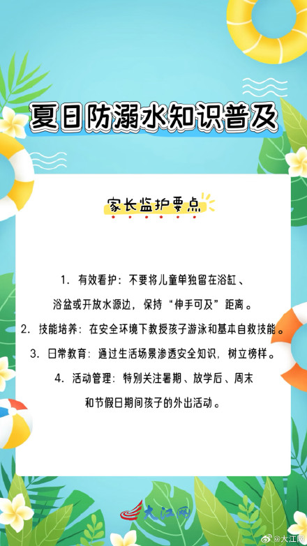 夏日防溺水知识普及