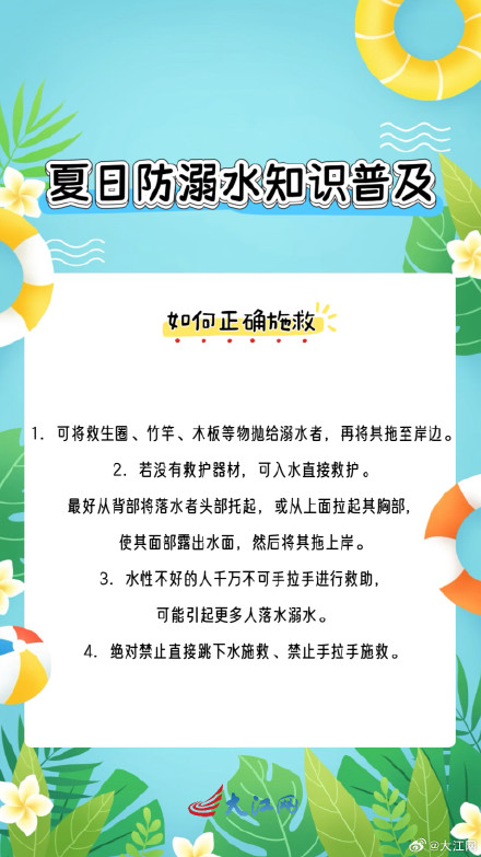 夏日防溺水知识普及