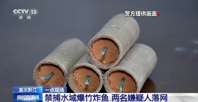 想炸野生鱼“尝鲜” 这两人被警察带走了 想炸野生鱼“尝鲜” 这两人被警察带走了