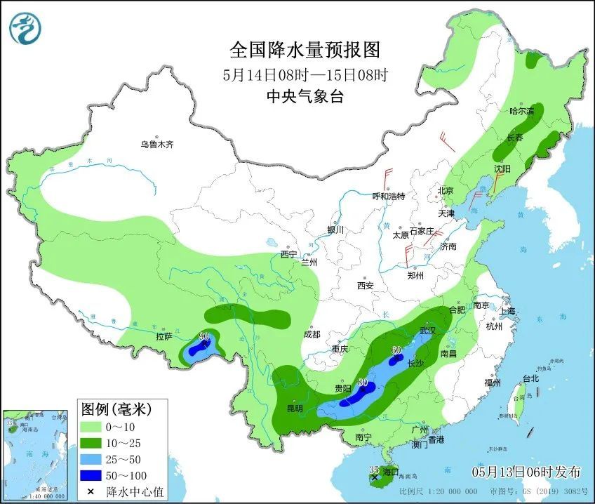中雨、大雨、暴雨,今天到湖北! 中雨、大雨、暴雨,今天到湖北!
