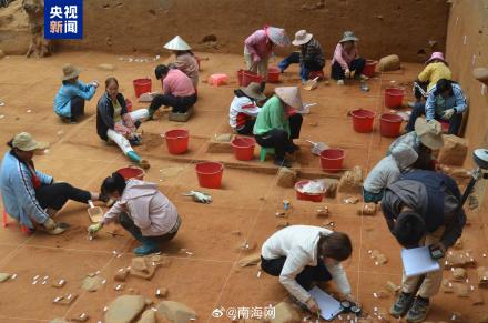 距今1万年前后 海南首次发现旧石器时代旷野遗址 距今1万年前后 海南首次发现旧石器时代旷野遗址