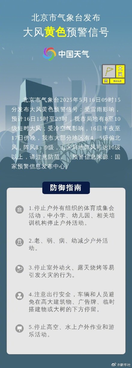注意防范！北京将迎雷雨大风和冰雹