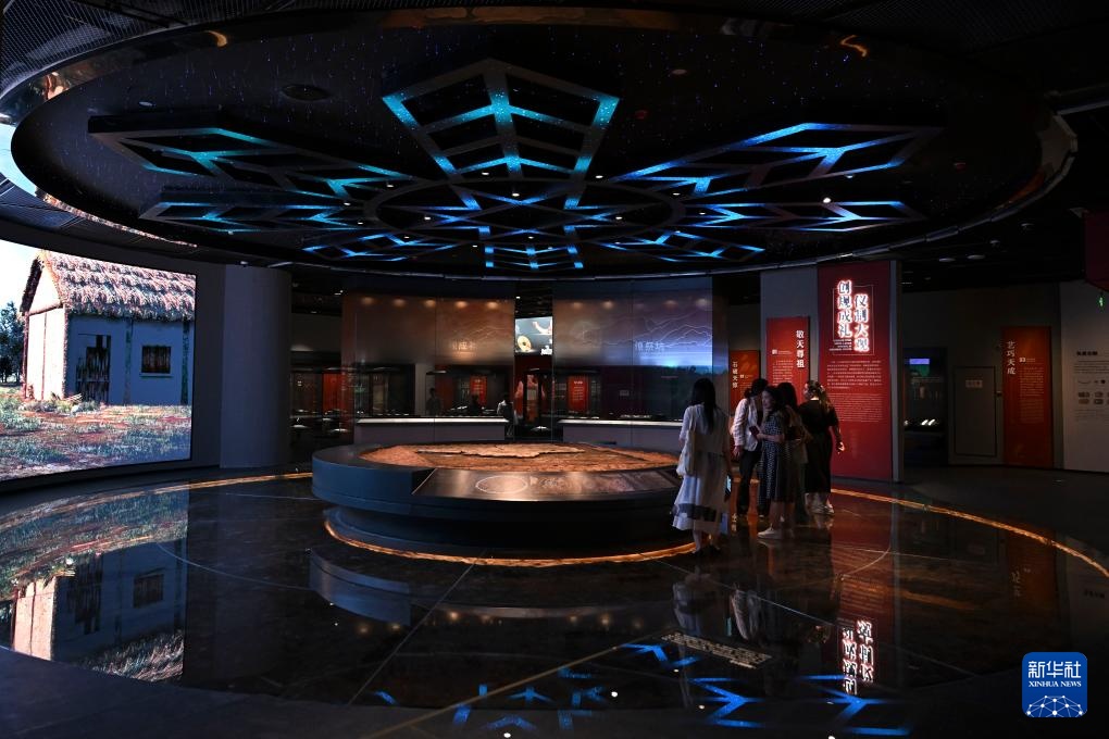 新华全媒+丨凌家滩遗址博物馆开馆试运营 新华全媒+丨凌家滩遗址博物馆开馆试运营
