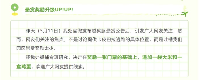 又有动物出逃？镇江一动物园5000元寻失踪小浣熊 扬州茱萸湾加码悬赏奖励！