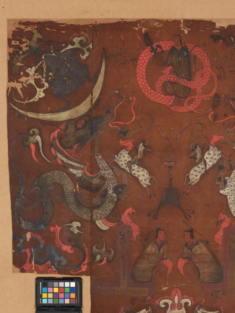 马王堆汉墓文物T形帛画首次发现多处改绘痕迹