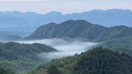 河北滦平：金山岭长城出现云海景观