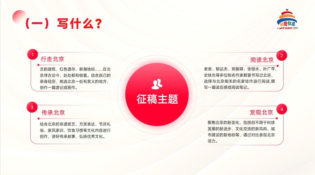 参与《我爱北京》2025全球征稿!名师为你解读 “好文章” 要义 参与《我爱北京》2025全球征稿!名师为你解读 “好文章” 要义