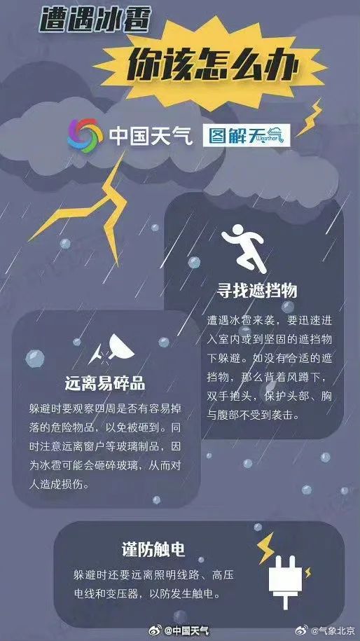 北京发布雷电、冰雹、大风三预警 北京发布雷电、冰雹、大风三预警