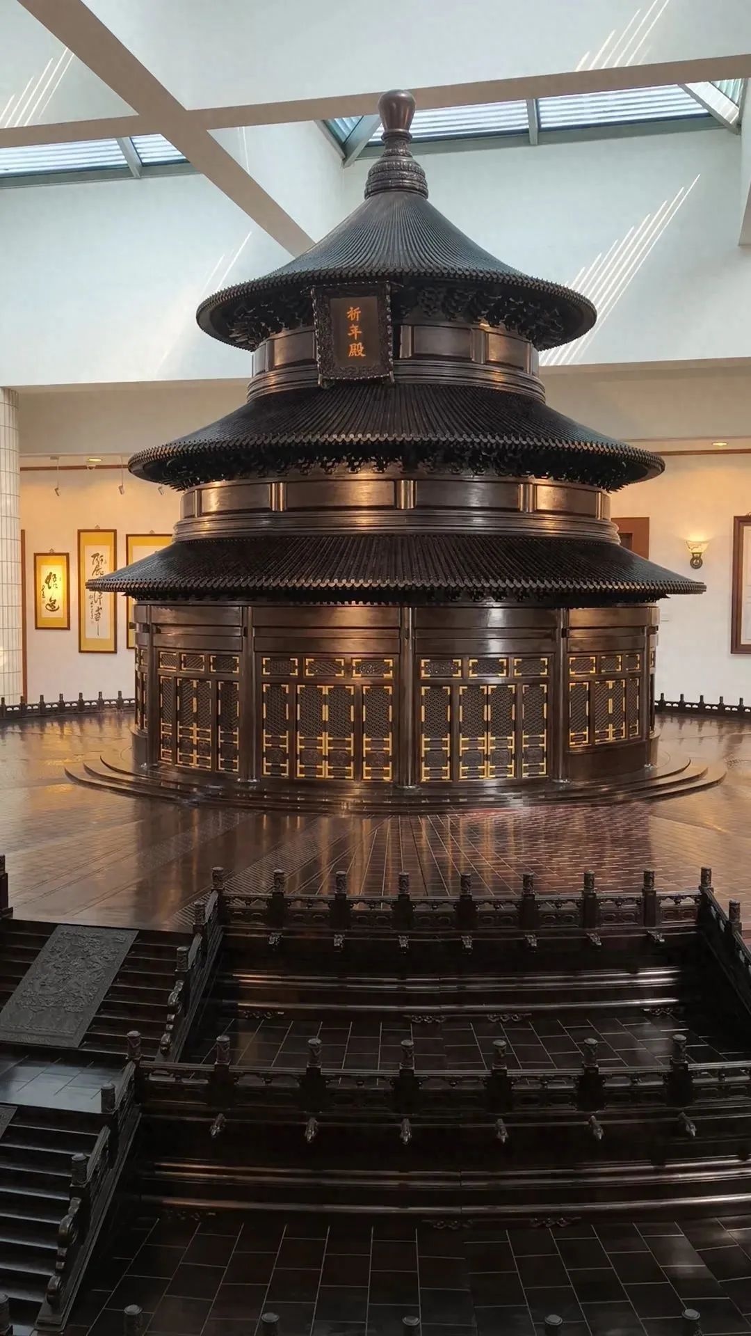 紫檀复刻的北京建筑,几天后可以免费观赏 紫檀复刻的北京建筑,几天后可以免费观赏