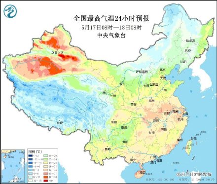 未来一周南方多降水 19日起北方地区高温发展增强