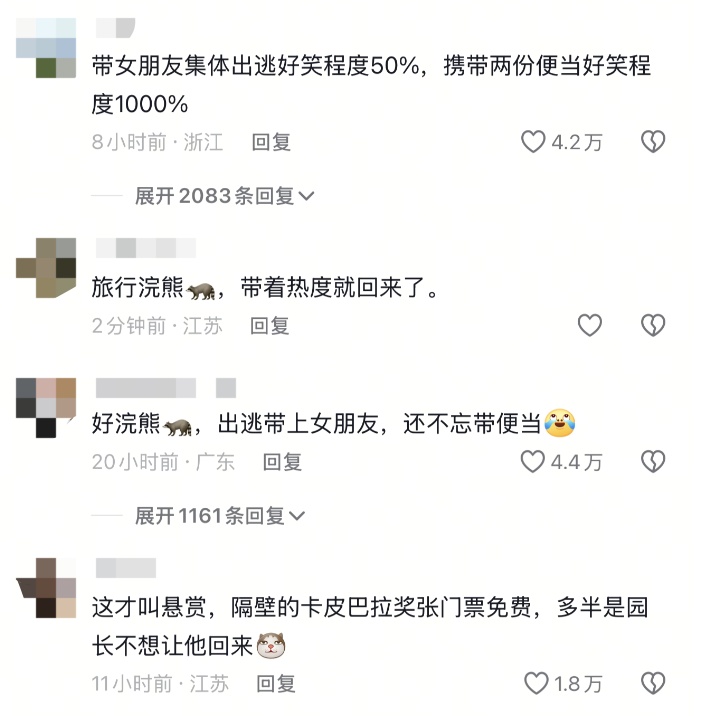 赏金5000！伙同女朋友“私奔”超1周，一乐园悬赏缉拿逃跑小浣熊