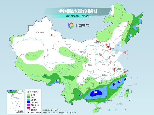 南方多轮降水接踵而至 下周初北方高温发展河南陕西局地或达40℃