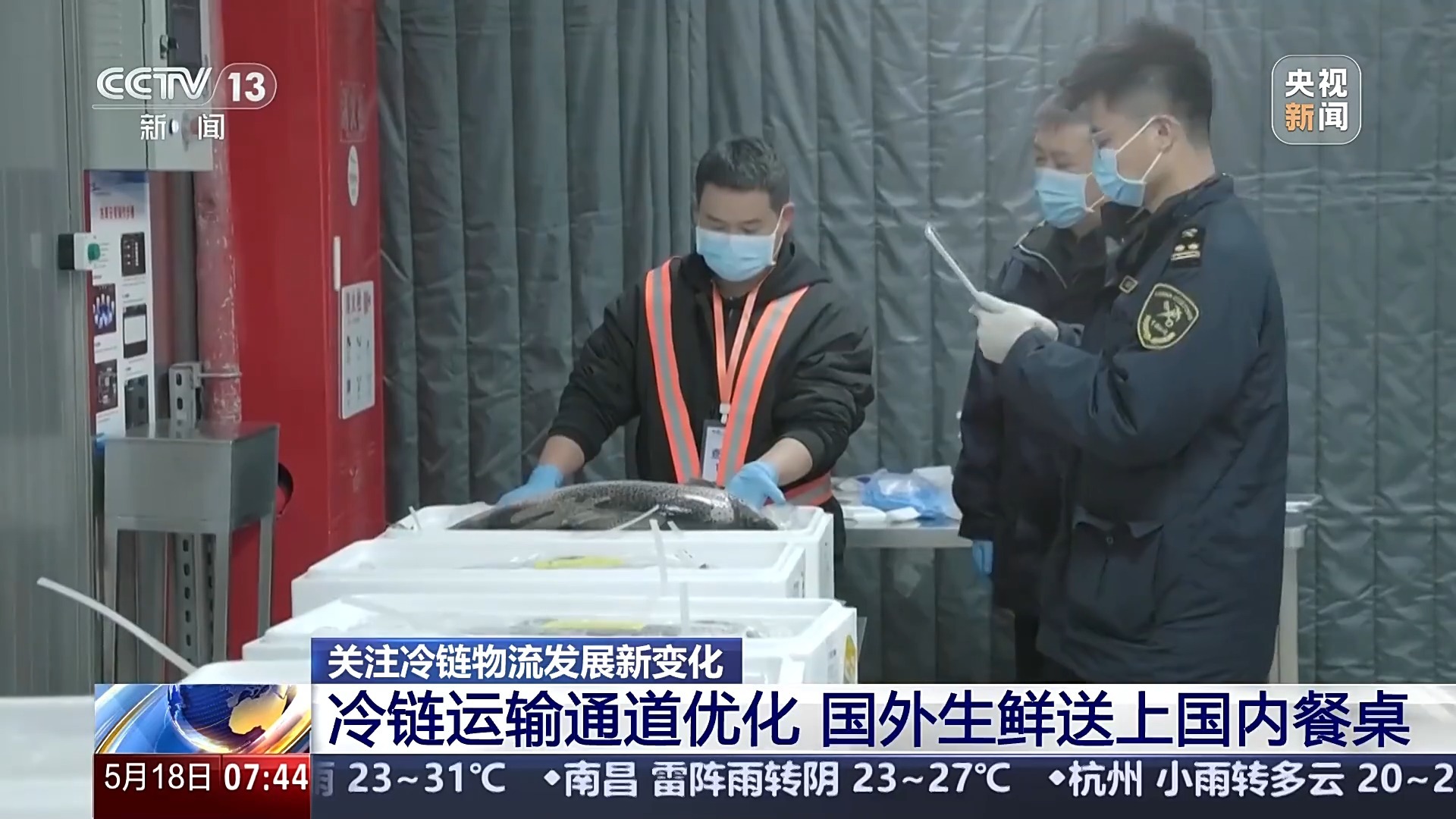 冷链物流市场规模Up 智利三文鱼48小时可抵成都市民餐桌