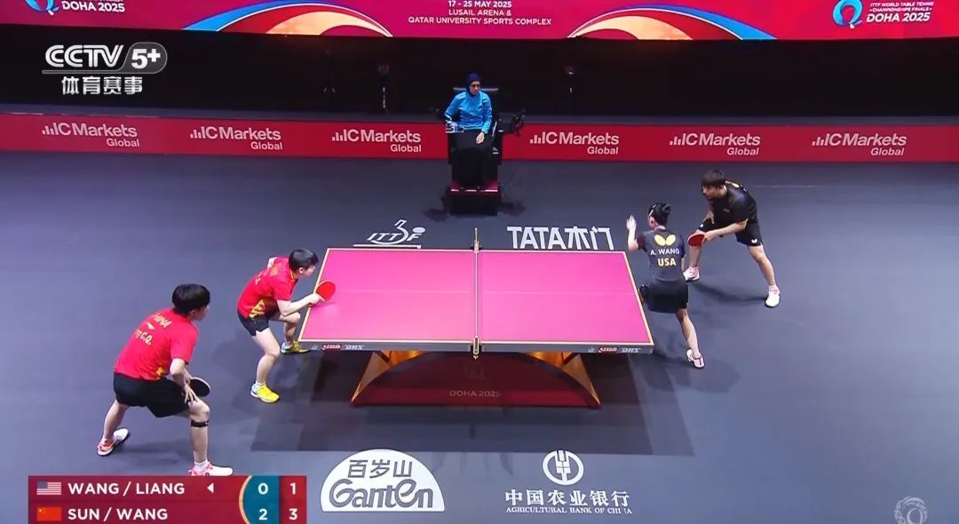 丝滑晋级！“莎头组合”3-0战胜美国组合