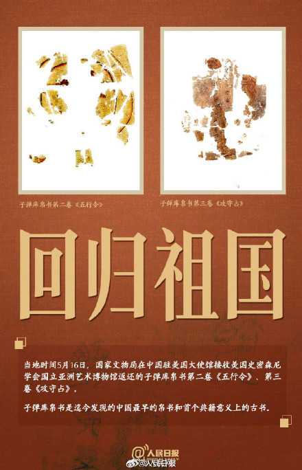 外交部回应流失海外文物回到祖国