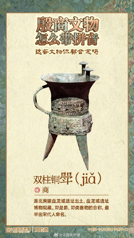 殷商文物怎么带拼音，这些文物你都会念吗？
