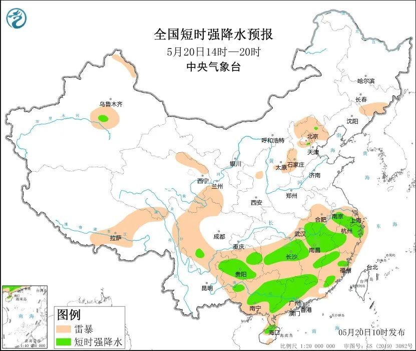 大雨!暴雨!8级雷暴大风!马上抵达安徽 大雨!暴雨!8级雷暴大风!马上抵达安徽