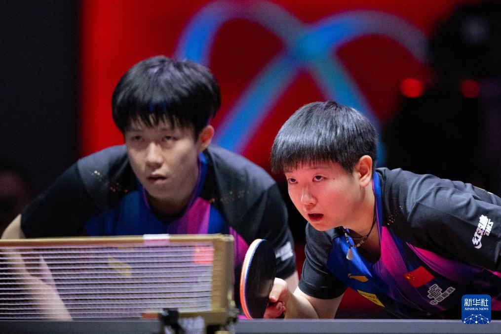 世乒赛：王楚钦/孙颖莎晋级混双16强