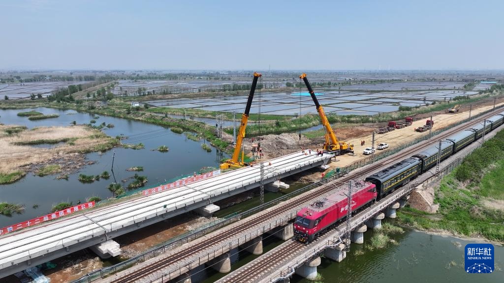 沈山铁路升级改造施工取得重大进展