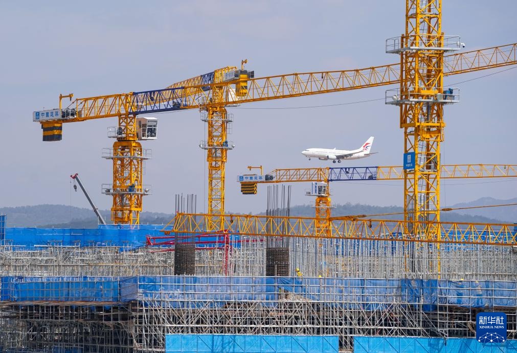渝昆高铁长水机场站建设取得新进展 渝昆高铁长水机场站建设取得新进展