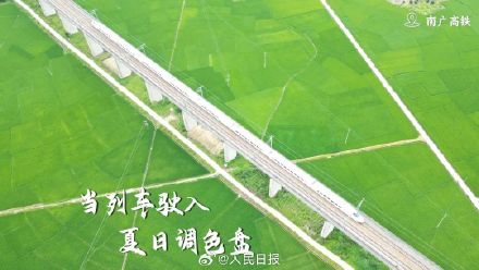 转存收藏！夏日列车色彩大片