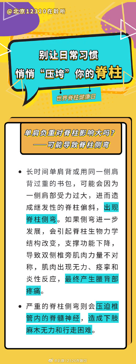 别让日常习惯悄悄“压垮”你的脊柱 别让日常习惯悄悄“压垮”你的脊柱