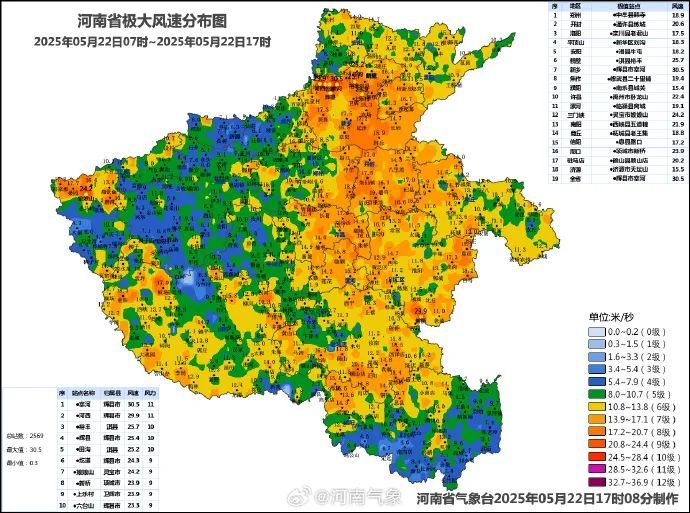 多地暴雨预警,河南发布风险提示 多地暴雨预警,河南发布风险提示
